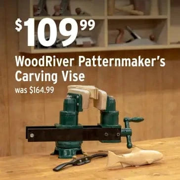 WoodRiver Patternmaker's Carving Vise $109.99